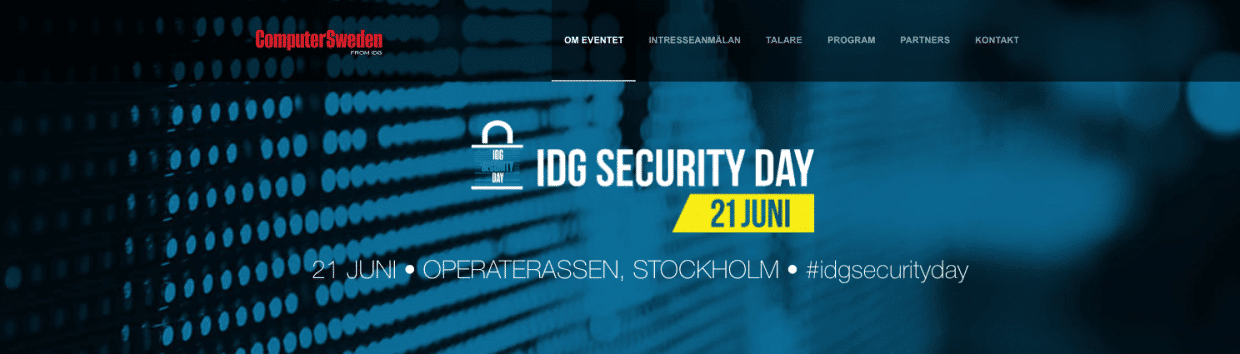 Möt Softronic på IDG – Security Day 21/6