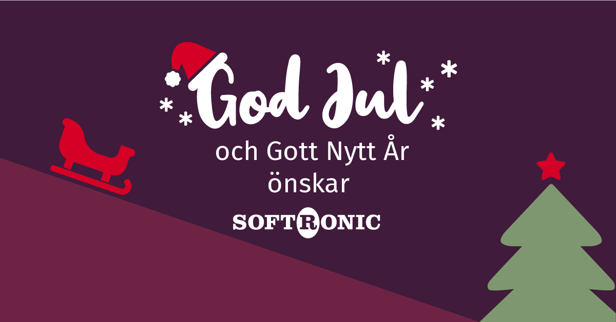 Merry Christmas and a Happy New Year! from Softronic