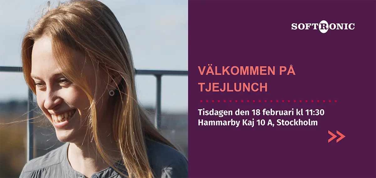 Tjejlunch på Softronic 18 februari