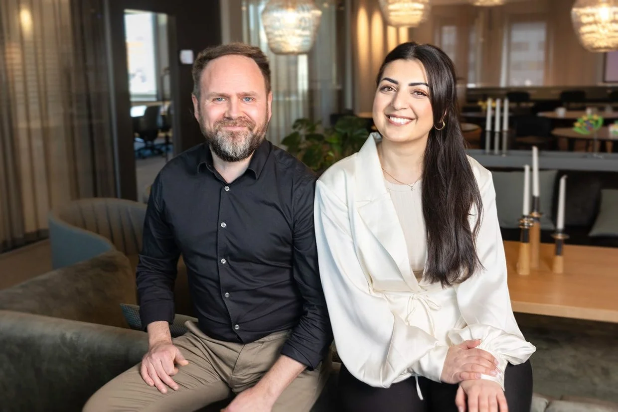 Andreas Larsson och Belgin Aksak
